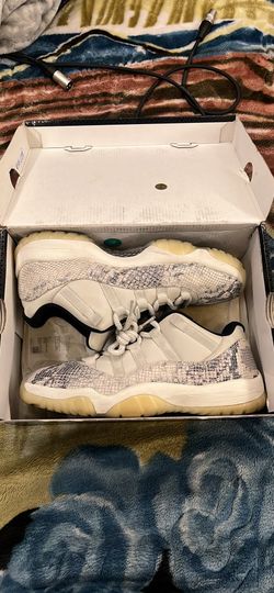 Jordan 11 snakeskin bone