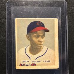 Satchel Paige High End Aged Reprint  (1949 Bowman)