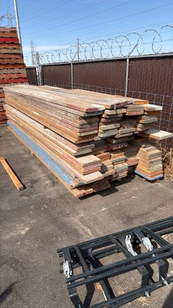 Scaffolding planks