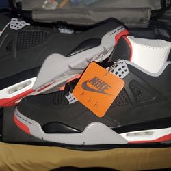 Nike Air Jordan Retro 4 2019 Bred Size 10.5