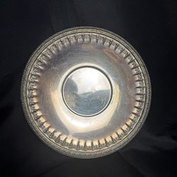 Vintage Reed & Barton Riviera Silver Plate Vegetable Bowl #1202 10in Repousse