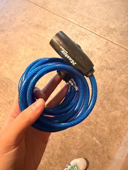Master Lock Blue Cable Bike Lock