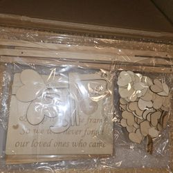 Wedding Guess And Best Wishes Log With Hearts