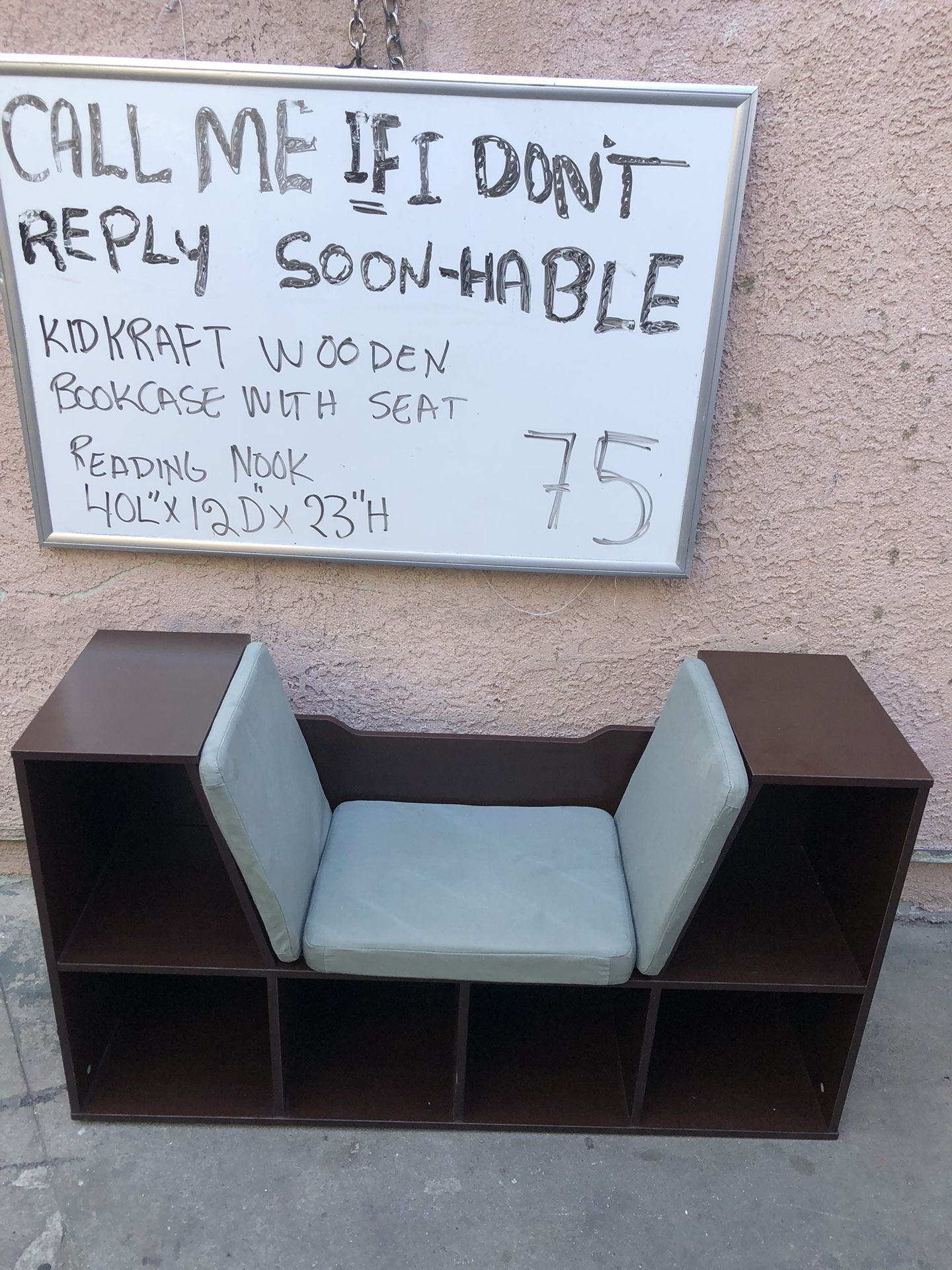 Book Case With Seat