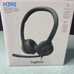 LOGITECH H390 USB COMPUTER HEADSET WITH MIC