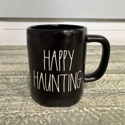 Rae Dunn Halloween mug “ Happy Hunting”