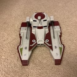 Star Wars The Clone Wars Hasbro 2009 Republic Fighter Tank Used Complete