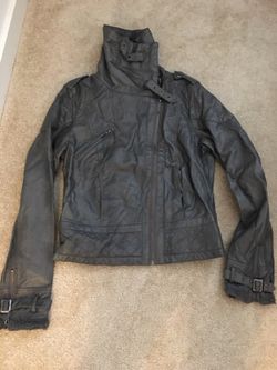 Zara faux leather jacket