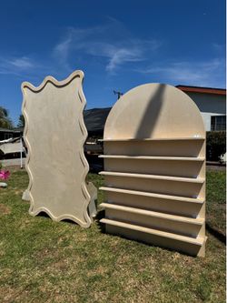 Party Backdrops | Wavy Wall | Shelf Arch