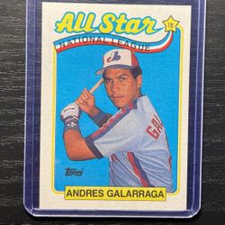 1988 Topps All-Star Andres Galarraga Baseball Card #386