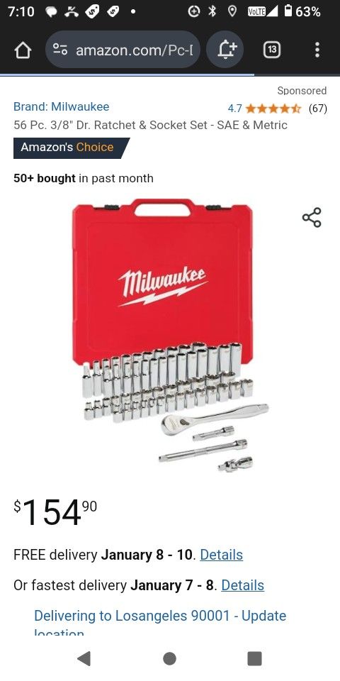 Milwaukee Tool Set