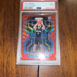Jalen Suggs Ruby Wave PSA 9