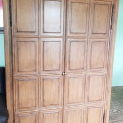 Wood TV  Cabinet $250