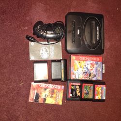 Sega Genesis W/ Six Games Cash Or Trade