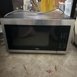 Stainless Steel Whirlpool, Countertop Microwave