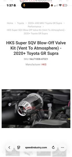 Toyota Supra 2020+ HKS Blow Off Valve