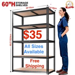 New Metal Racks Storage Shelves 