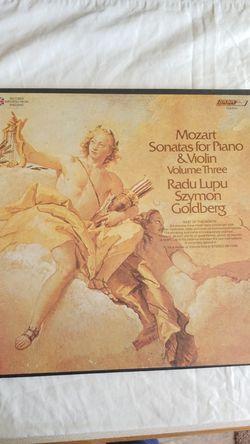 Mozart Sonatas for Piano and Violin Volume Three by Radu Lupu Syzmon Goldberg