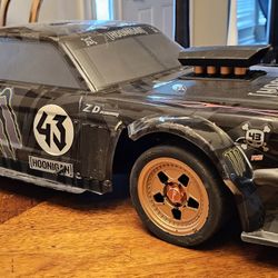 KEN BLOCK HOONIGAN MUSTANG 1/7TH SCALE 4WD BRUSHLESS REMOTE CONTROL ZD RACING EX07
MSRP $800+
Selling for $425 O.B.O 