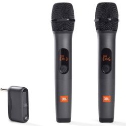 JBL Wireless Two Microphone System With Dual-Channel Receiver 