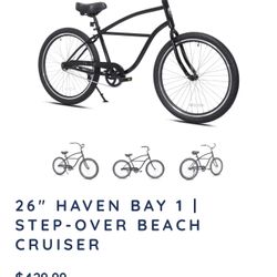 🔥🔥🔥🔥NIB Haven  Bay 1 Step Over Beach Cruiser Bike 