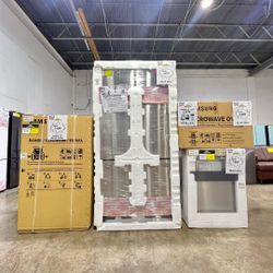 💎 Paquete Samsung Premium: Refrigerador, Lavavajillas, Microondas y Estufa con Air Fry!
