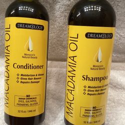 Dreamology Shampoo & Conditioner With Macadamia Oil 32oz Each