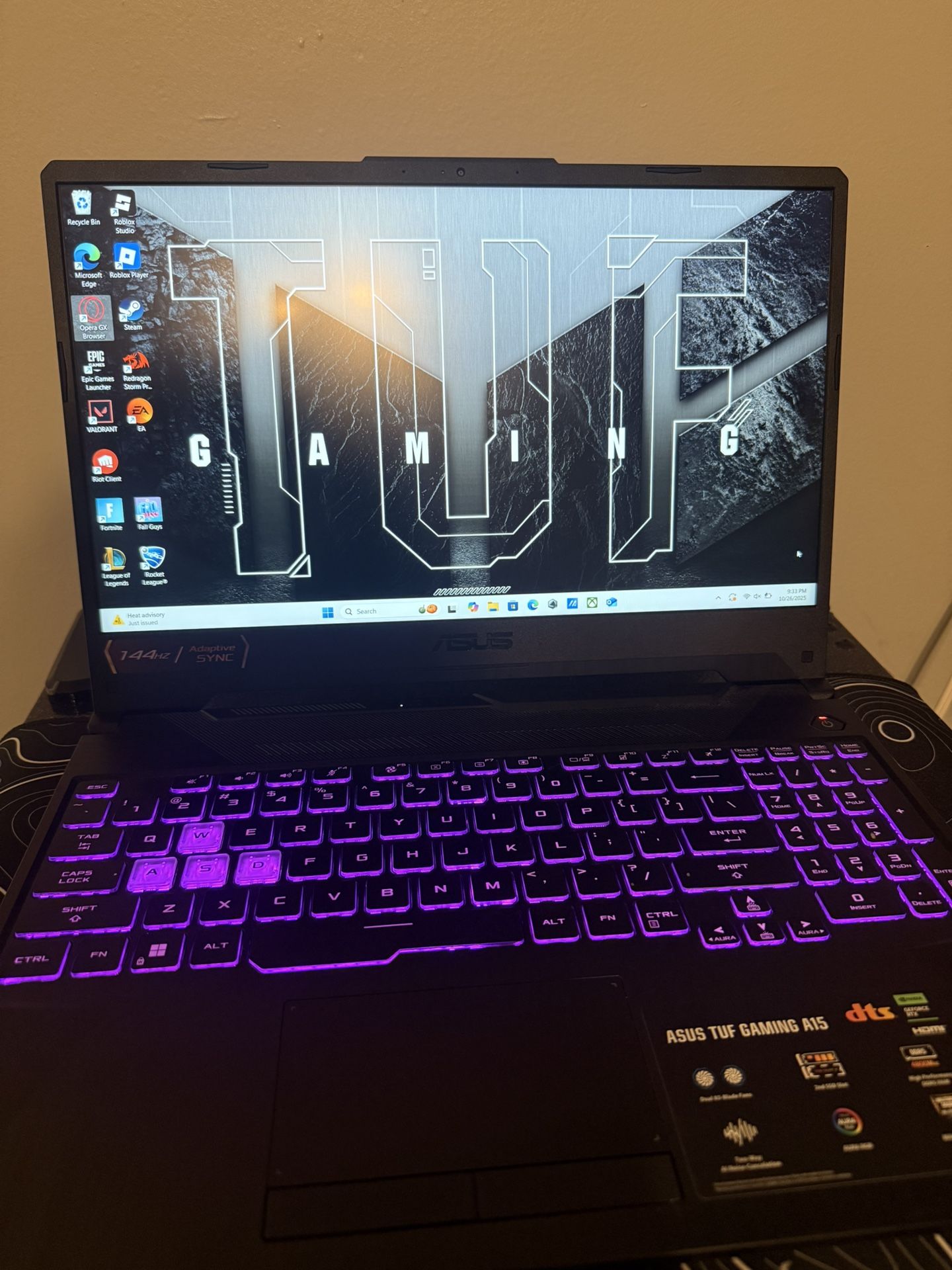 Laptop Gamer+ Headsets + Mouse + Mousepad