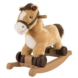 Plush Rocking Horse Ride-On Toy