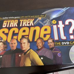 “Star Trek” Scene It? The DVD Trivia Board Game Excellent Condition.  Great Gift.  Merry Christmas!