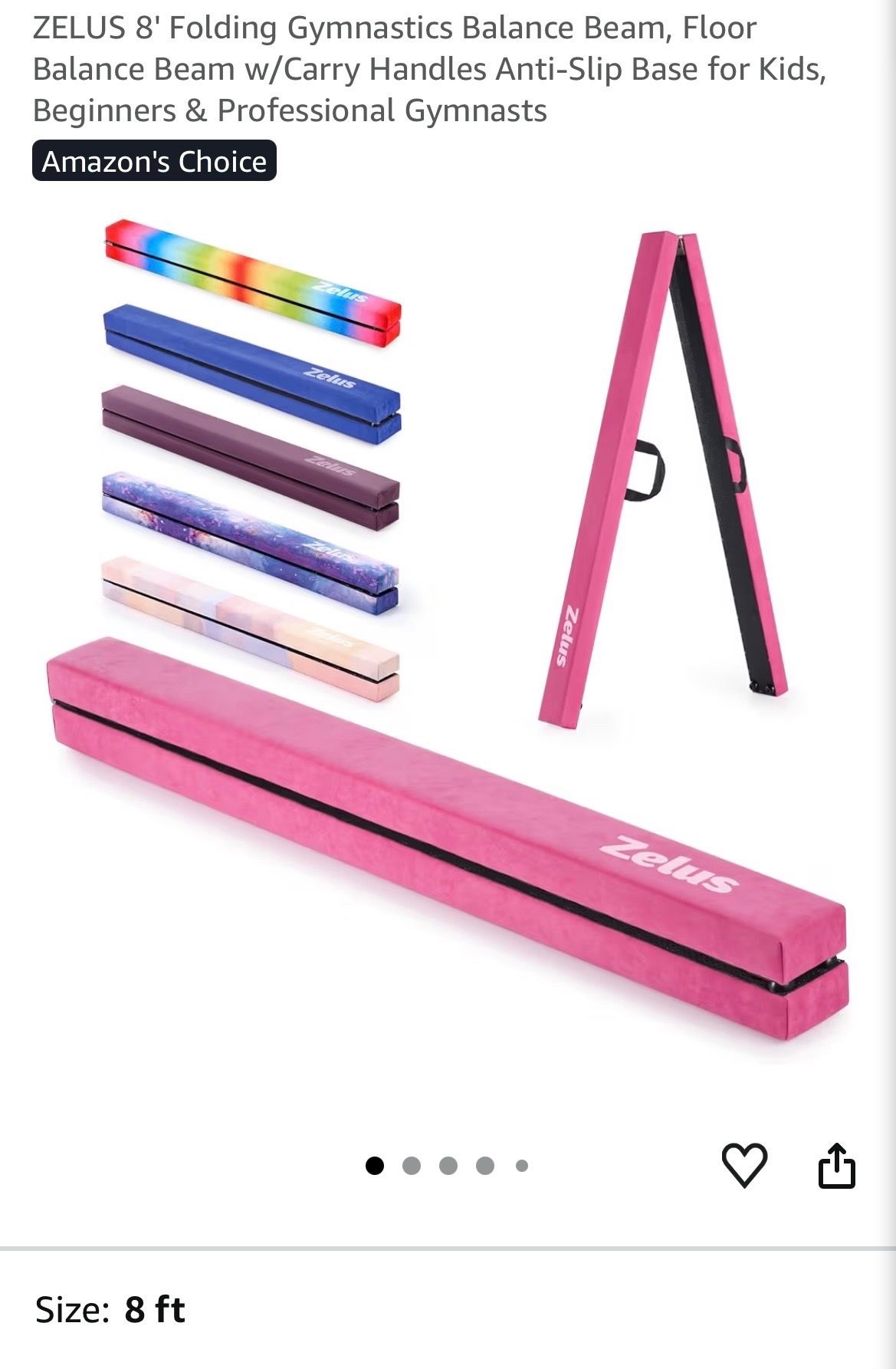Training balance beam