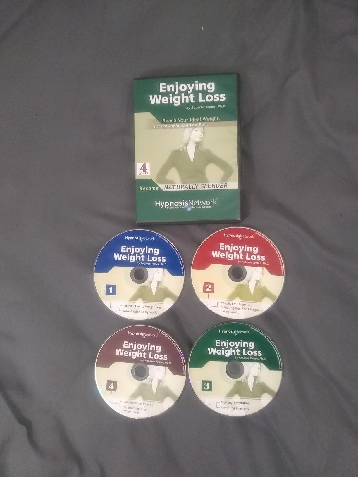 HYPNOTIZED NETWORK ENJOYING WEIGHT LOSS REACH YOUR IDEAL WEIGHT 4-CD SET