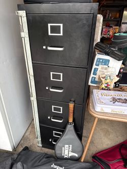 Steel file cabinet 4 drawer