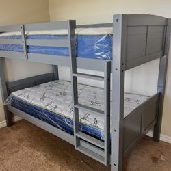 Litera Twin Size Nueva En Su Caja Incluye Colchones 