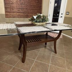 Glass Dining Table (No Chairs)
