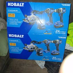Cobalt 4 Piece Drill Kit And Saw Sander