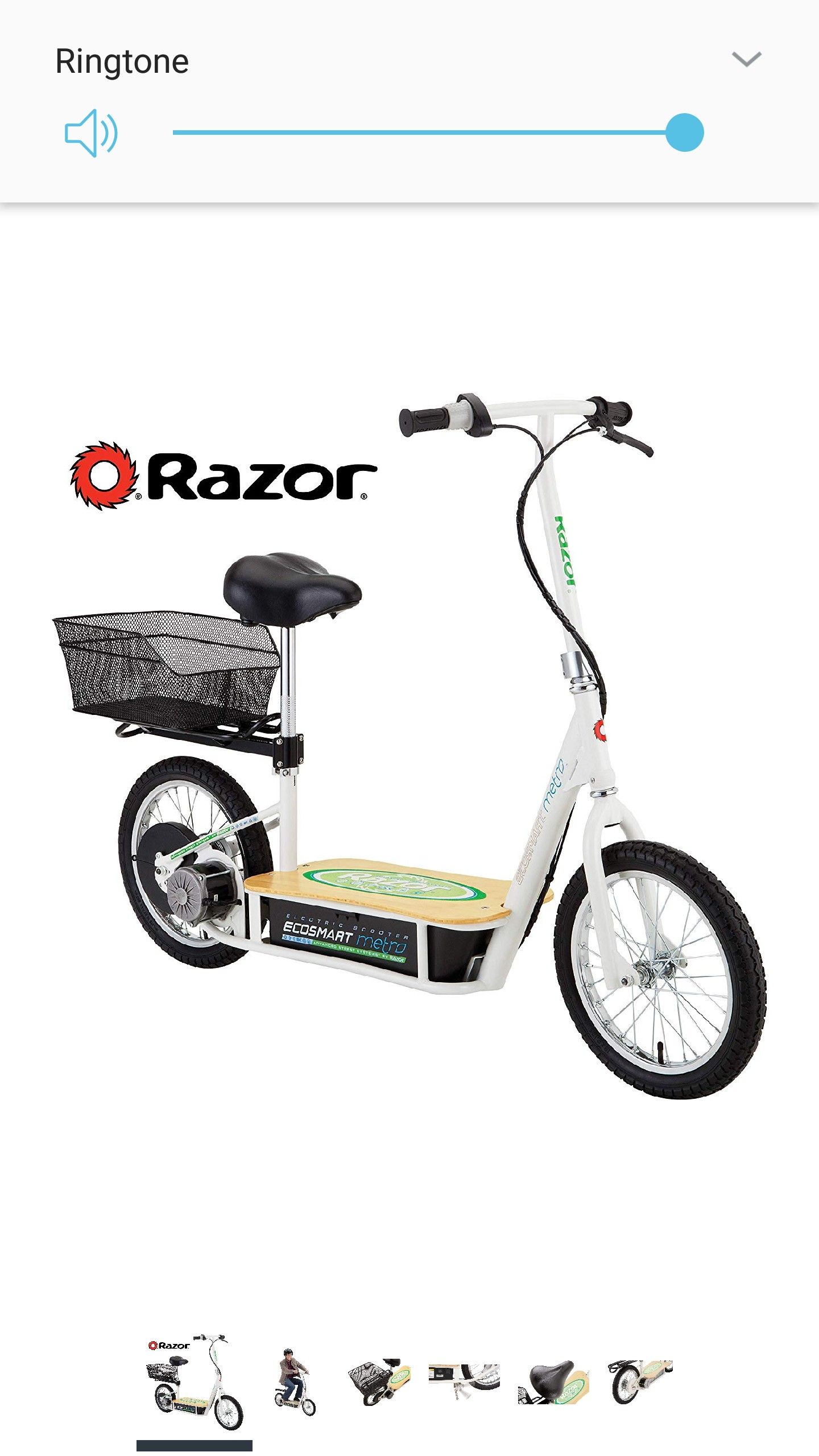 Razor EcoSmart Metro Electric Adult scooter