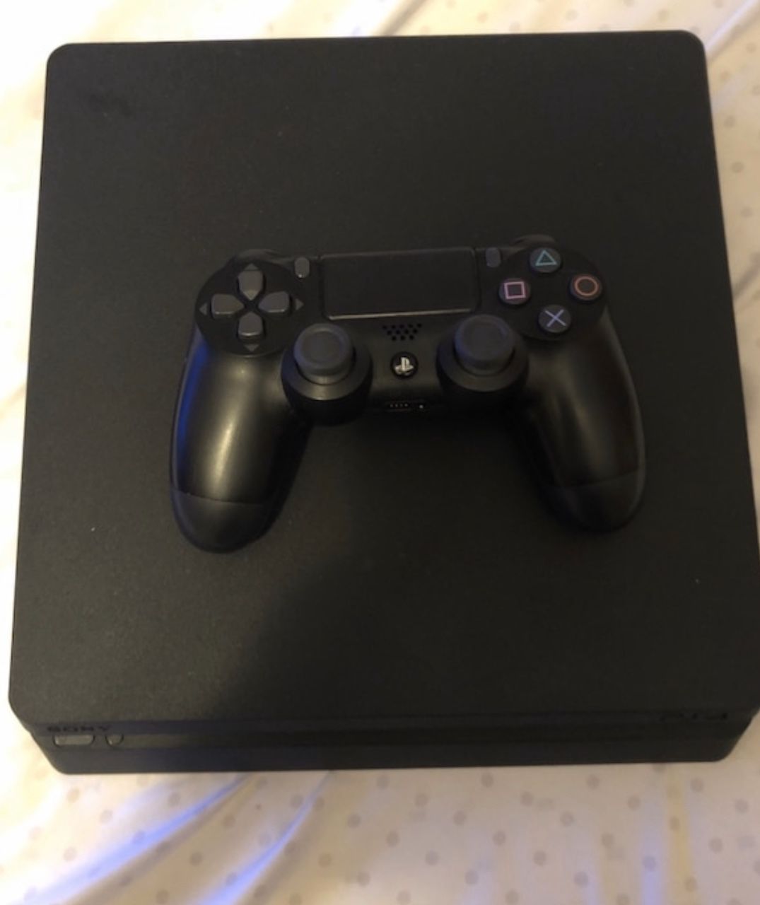 PS4 Slim controller and cables too