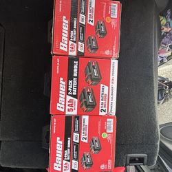 Bauer 20V Cordless Tool & Battery Bundle