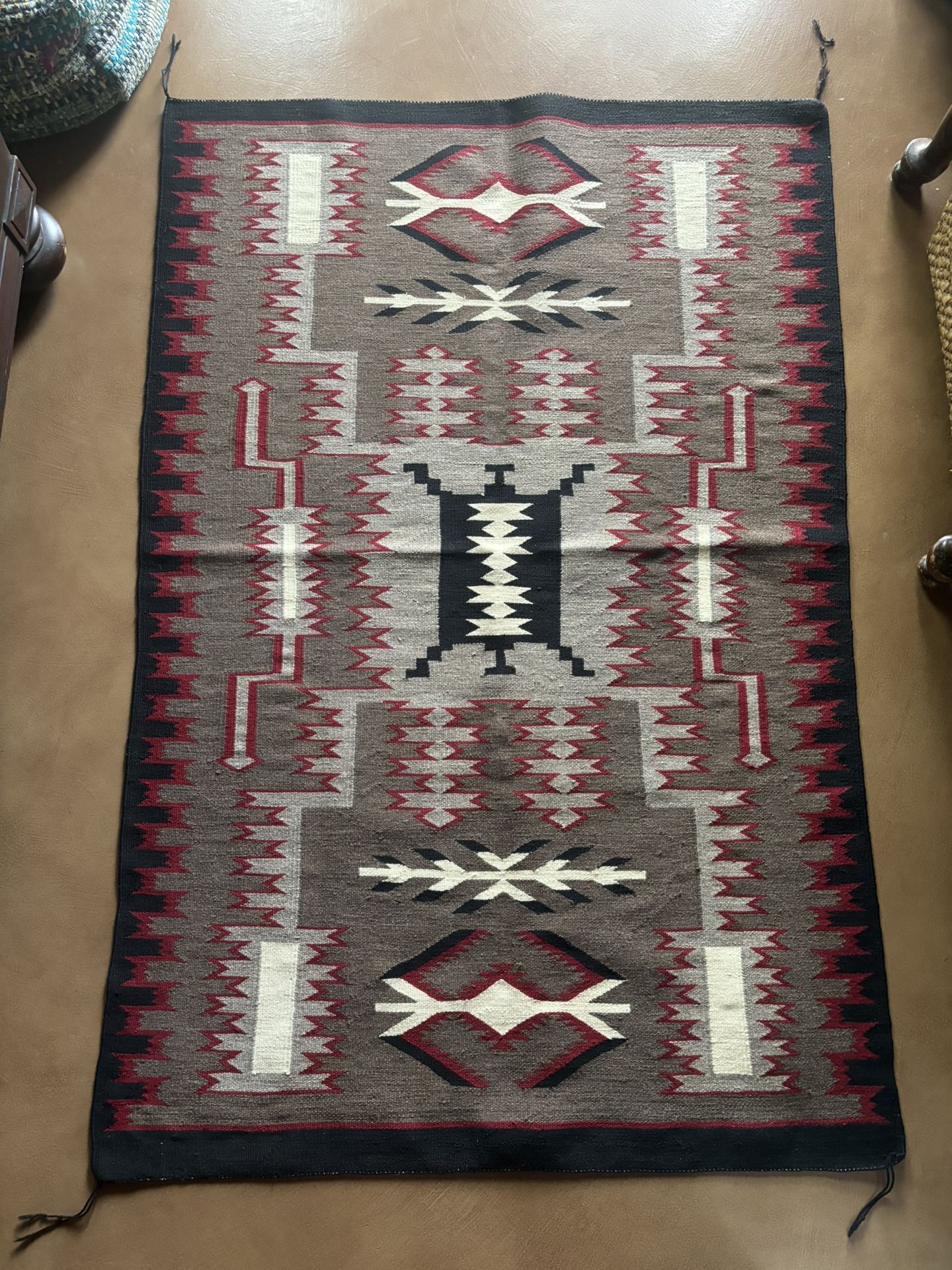 Authentic Navajo Rug Storm Pattern