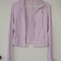 Lululemon Define Jacket Cropped Pink Nulu 