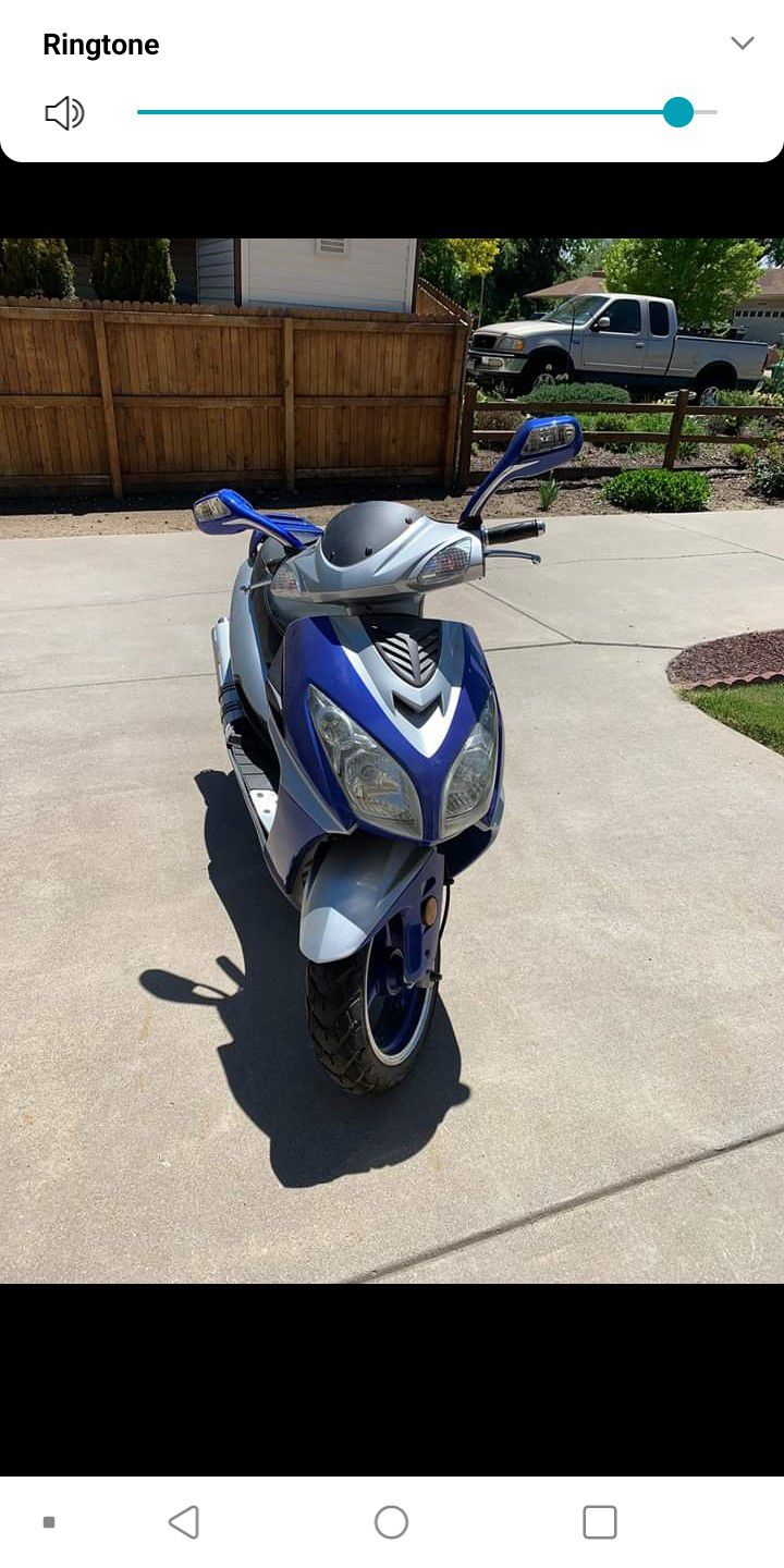 150cc scooter with title not working just stoped somthing. That with the variator it won't kick either it's jammed