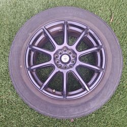 Set of 4 17" Konig Black Wheels/Rims