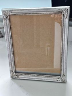 Brushed Silver Wooden Frame, 8" x 10