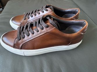 VITTORIO RUSSO Men's Brown Tennis Shoe Size 8