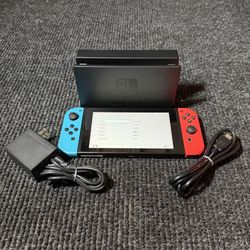 Nintendo Switch V2 with Dock, Charger & HDMI