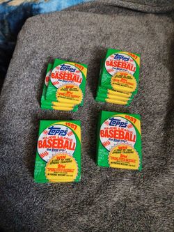 1987 Topps Major League Baseball Card Packs