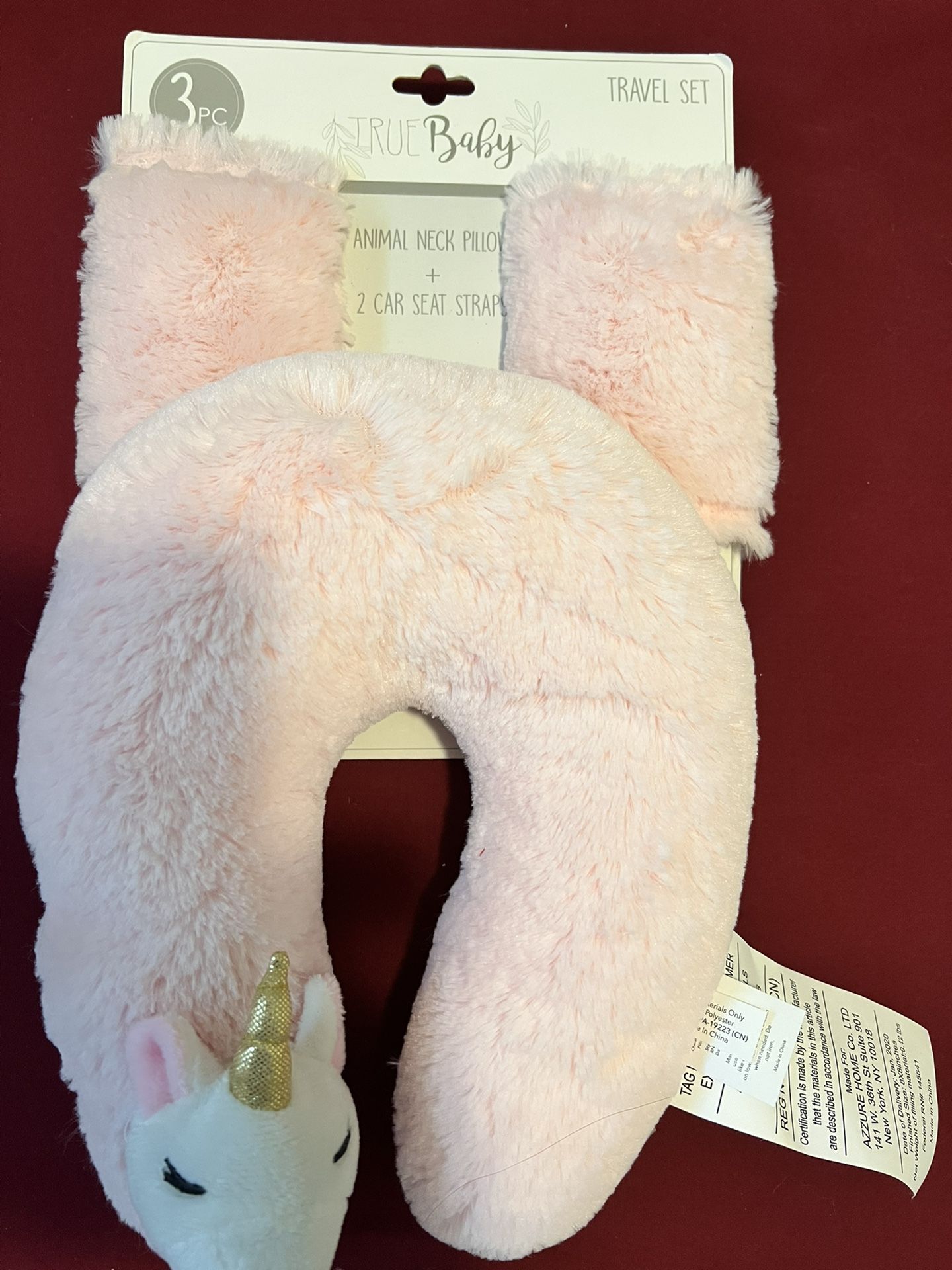 Car Seat Infant Girls Neck Pillow And Car Seat Straps