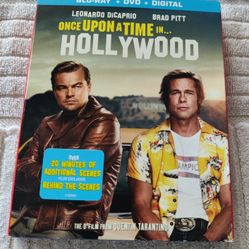 Once Upon A Time In Hollywood Blue-ray with Slipcover