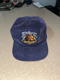 Vintage Camel Cigarettes corduroy snapback hat